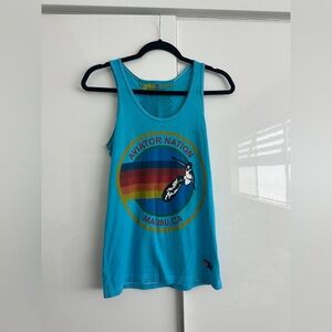 Aviator Nation Blue Malibu CA Tank!